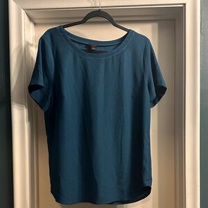 Ann Taylor Teal Tunic Top